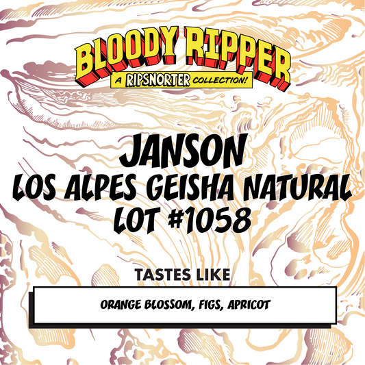 JANSON| LOS ALPES GEISHA NATURAL LOT #1058